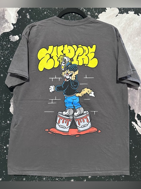 Empyre Other - Empyre Graffiti Cat Bubble Letter Graphic Shirt